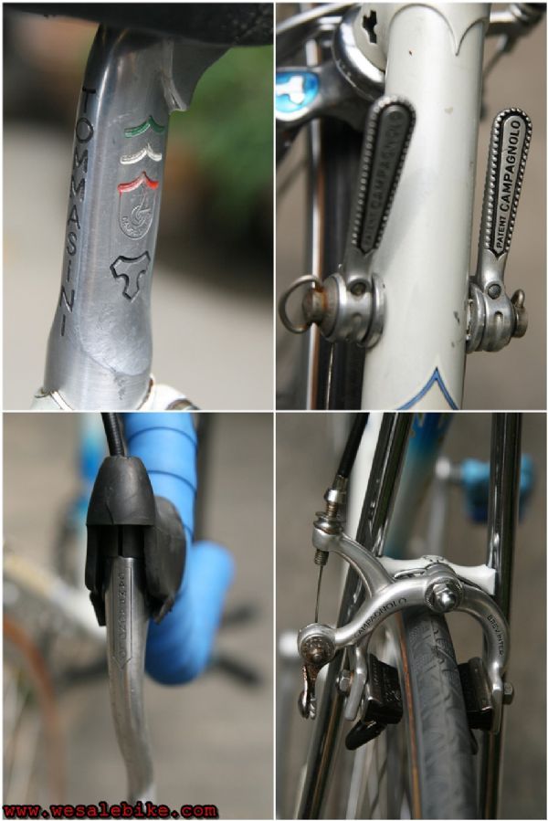 เสือหมอบโครโมลี่สับถัง Tommasini อะไหล่ Campagnolo ไซส์ M