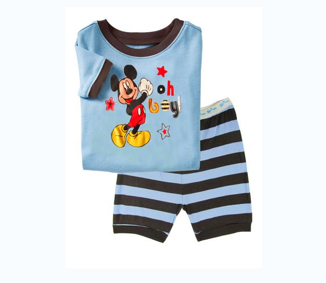 ชุดนอนเด็กเล็ก แขนสั้น ขาสั้น Size 2T