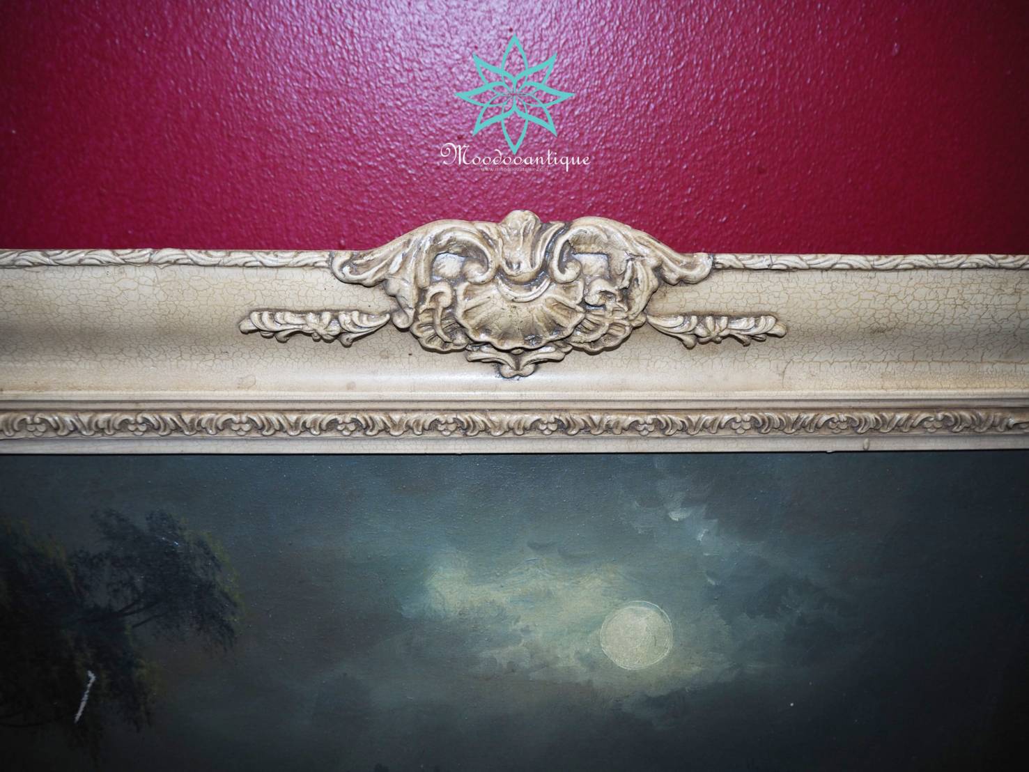 ภาพวาดสีน้ำมัน ทะเลยามรัตติกาล