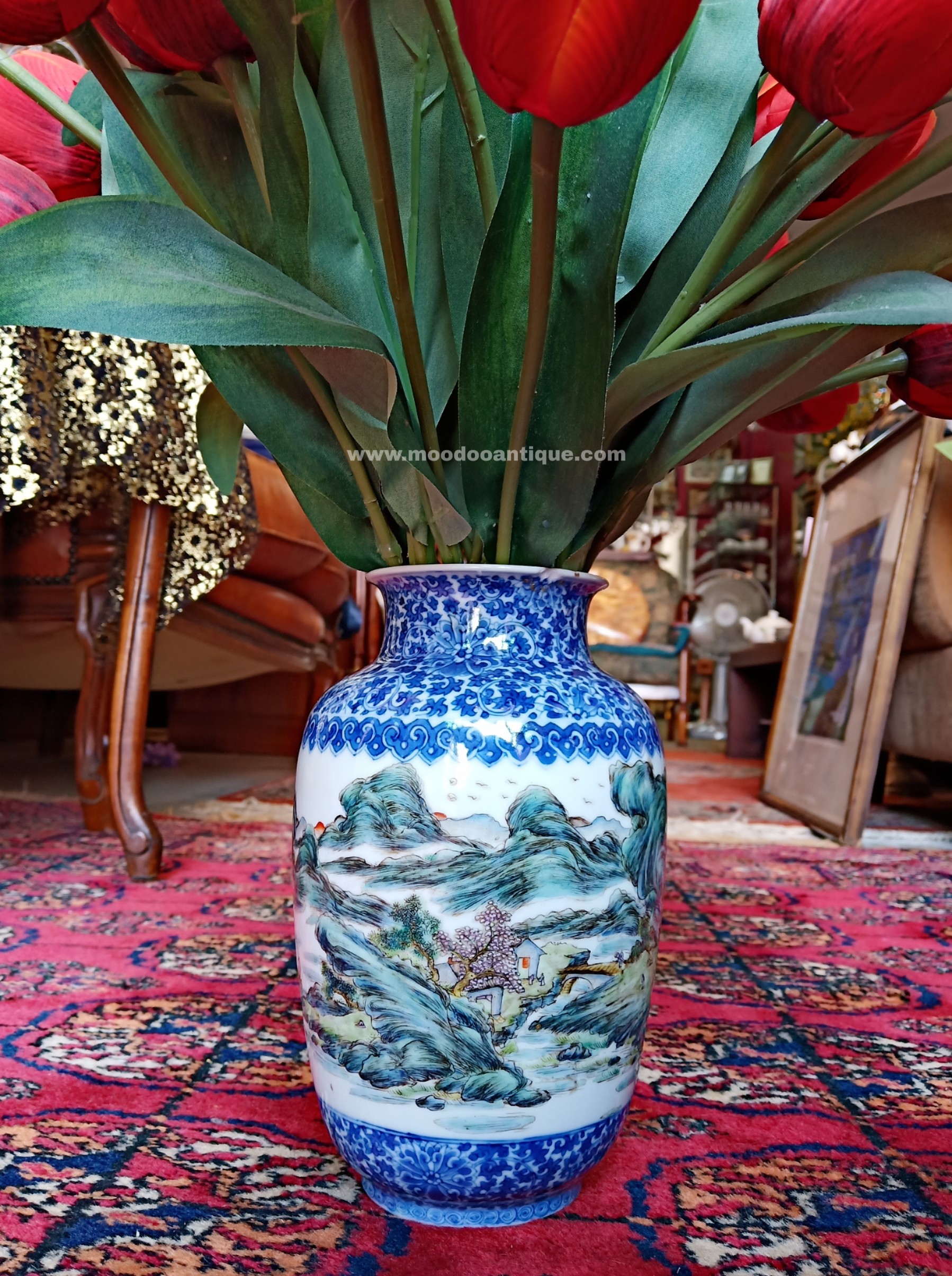 ขายแล้ว Chinese Eggshell Porcelain Vase