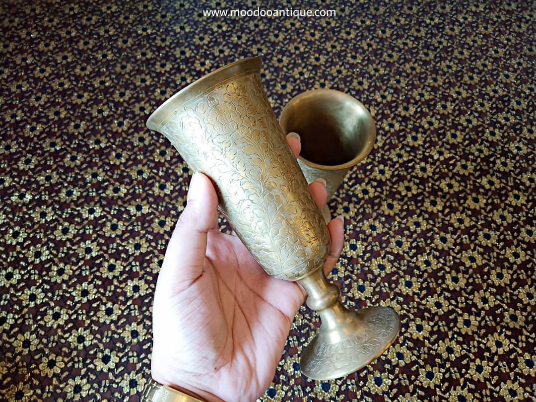 แก้วทองเหลืองทรงแชมเปญ