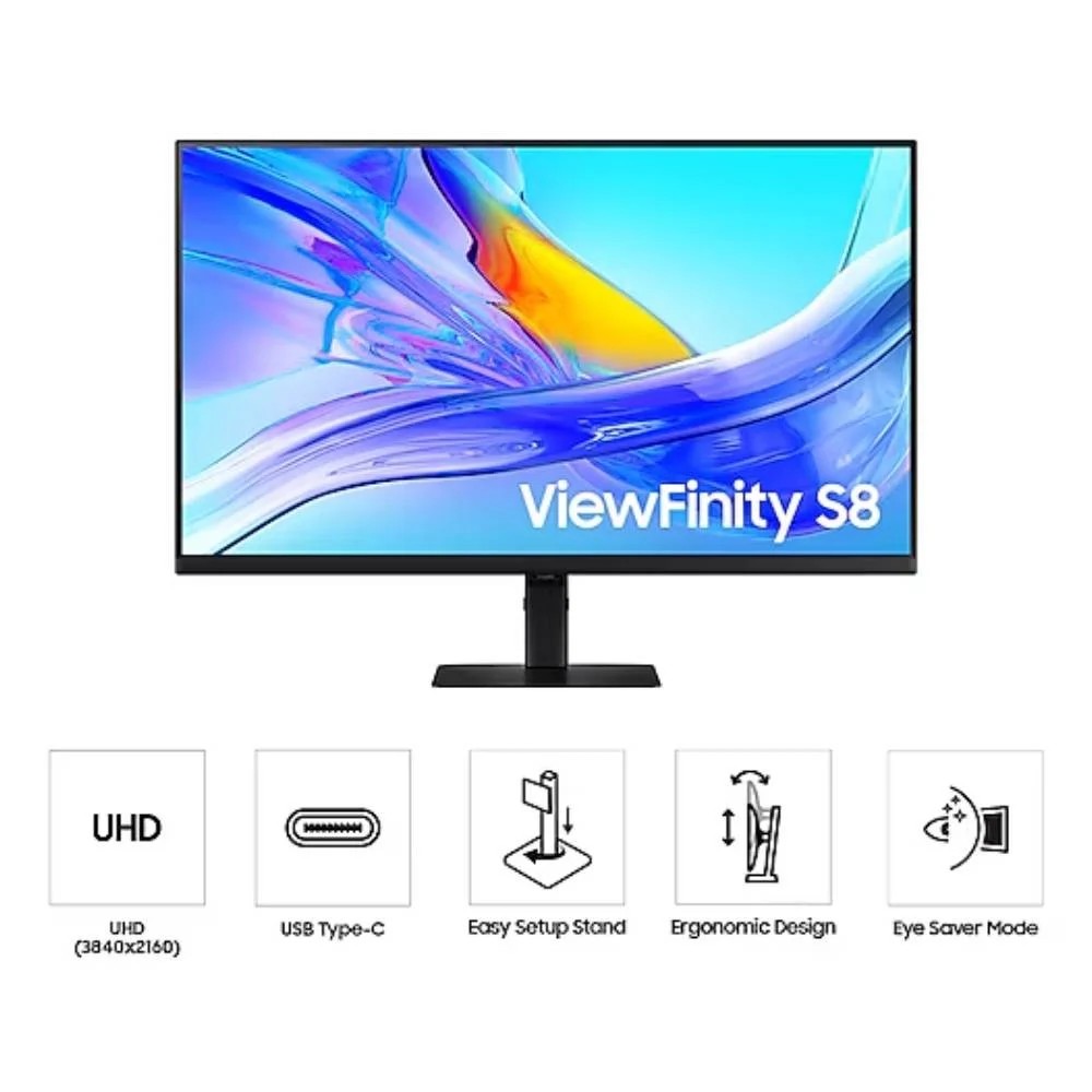 จอมอนิเตอร์ SAMSUNG LS32D800UBEXXT (IPS 60Hz USB-C 90W) แบรนด์: SAMSUNG SKU: 8806095986883