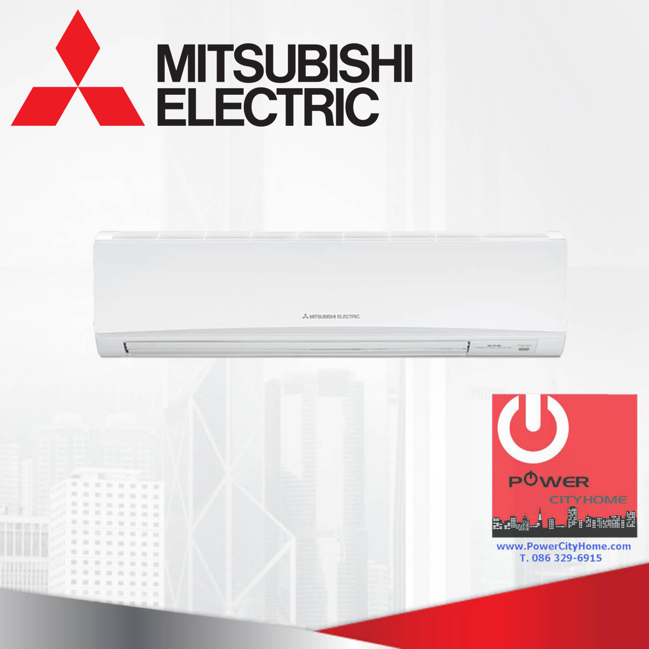 แอร์ Mitsubishi 28227 BTU Wide & Long รุ่น MS-SE30VC
