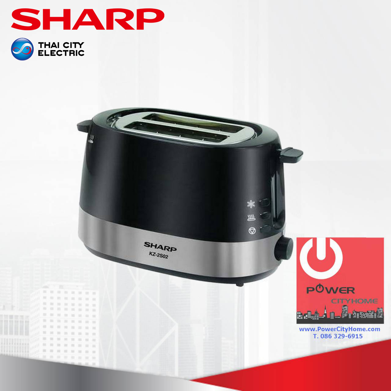 เครื่องปิ้งขนมปัง Sharp รุ่น KZ-2S02