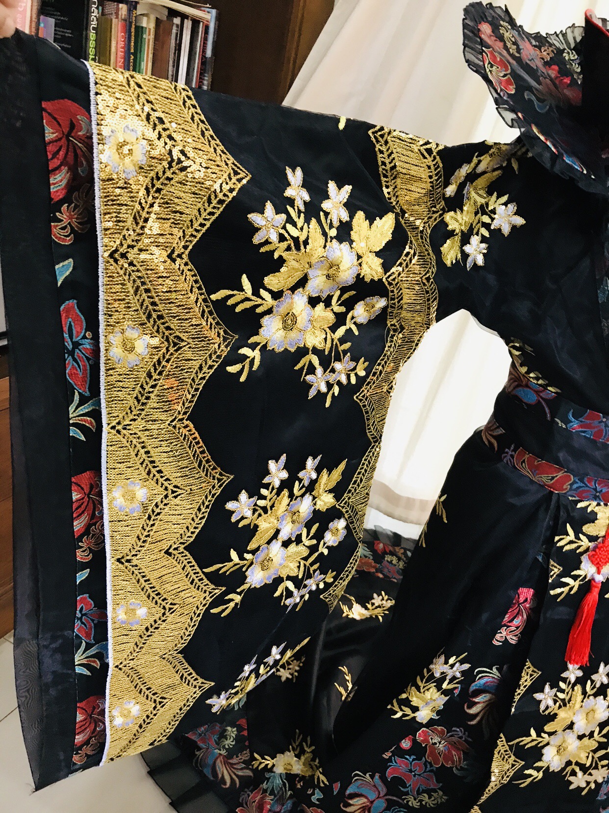 ชุดราชินีถัง สีดำ รหัส RPN 274 สินค้าพร้อมส่ง