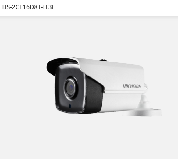 2 MP Ultra Low Light PoC Fixed Bullet Camera Hikvision DS-2CE16D8T-IT3E Built in POC กล้องที่สามารถจับภาพได้ดีเยี่ยมในทุกสภาพแสง ให้ภาพสีแม้แสงน้อย *ต้องใช้กับDVR Built in POCนะคะ*