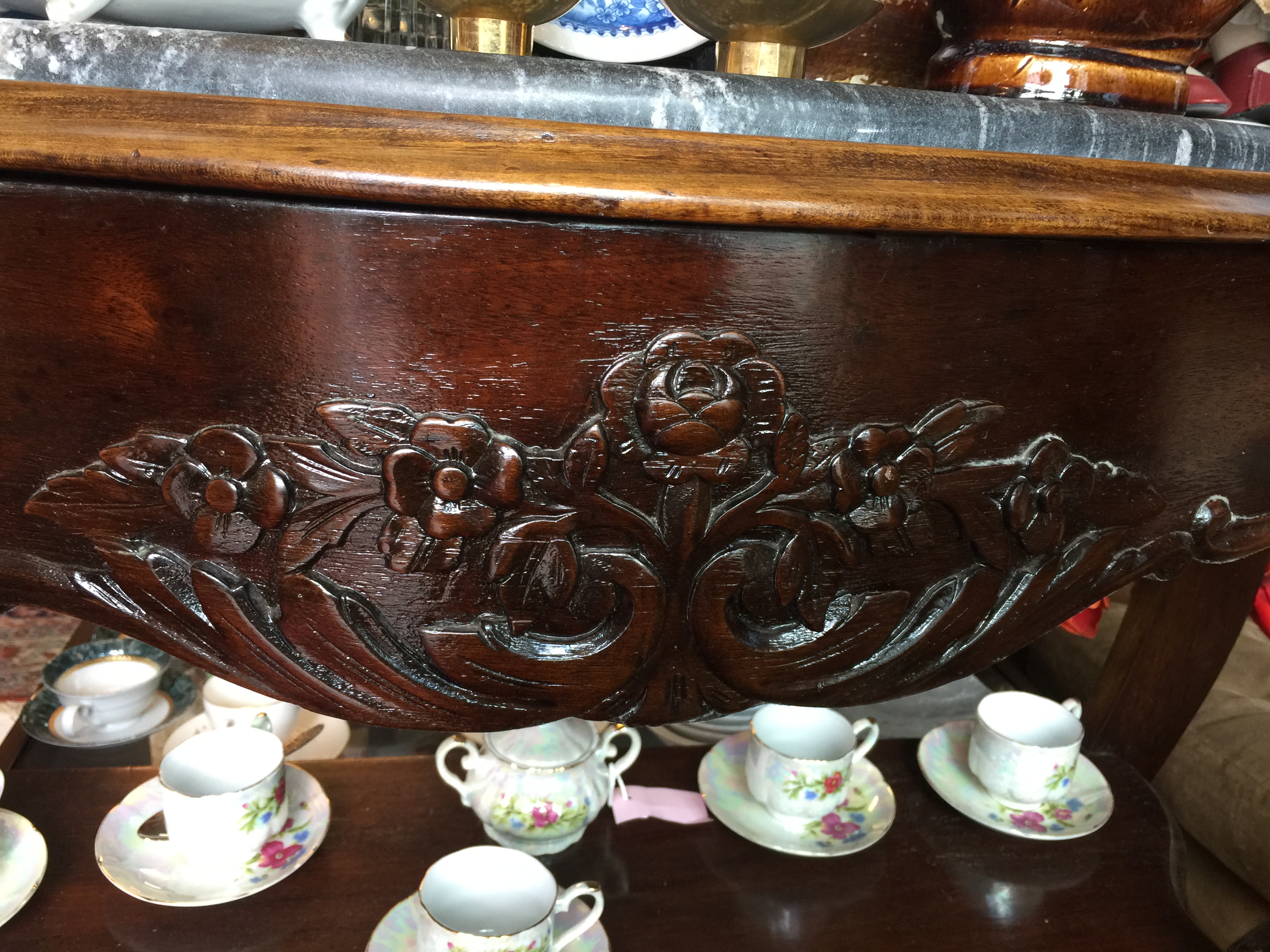 Console ท๊อปหินสีดำ