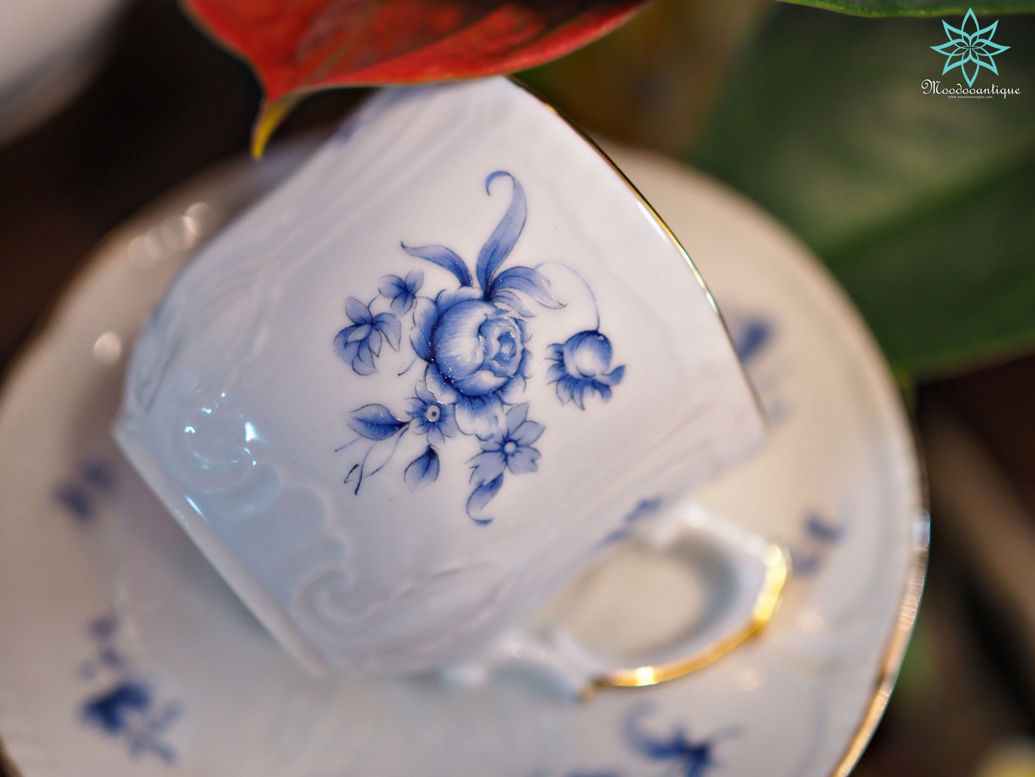 ชุดกาแฟ ลายกุหลาบฟ้า Japan