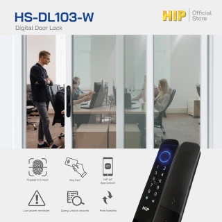 HIP กลอนประตูดิจิตอล HS-DL103-W