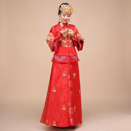 ชุดกี่เพ้าเจ้าสาว MN 164 พร้อมส่ง