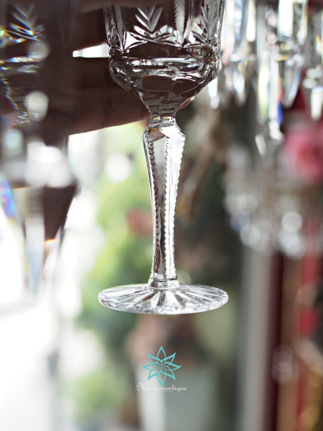 แก้วไวน์คริสตัลเจียระไน from Hungary