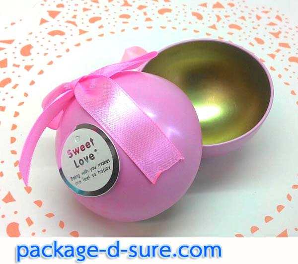 ลูกบอลดีบุก เส้นผ่านศูนย์กลาง 6.8 สีชมพู