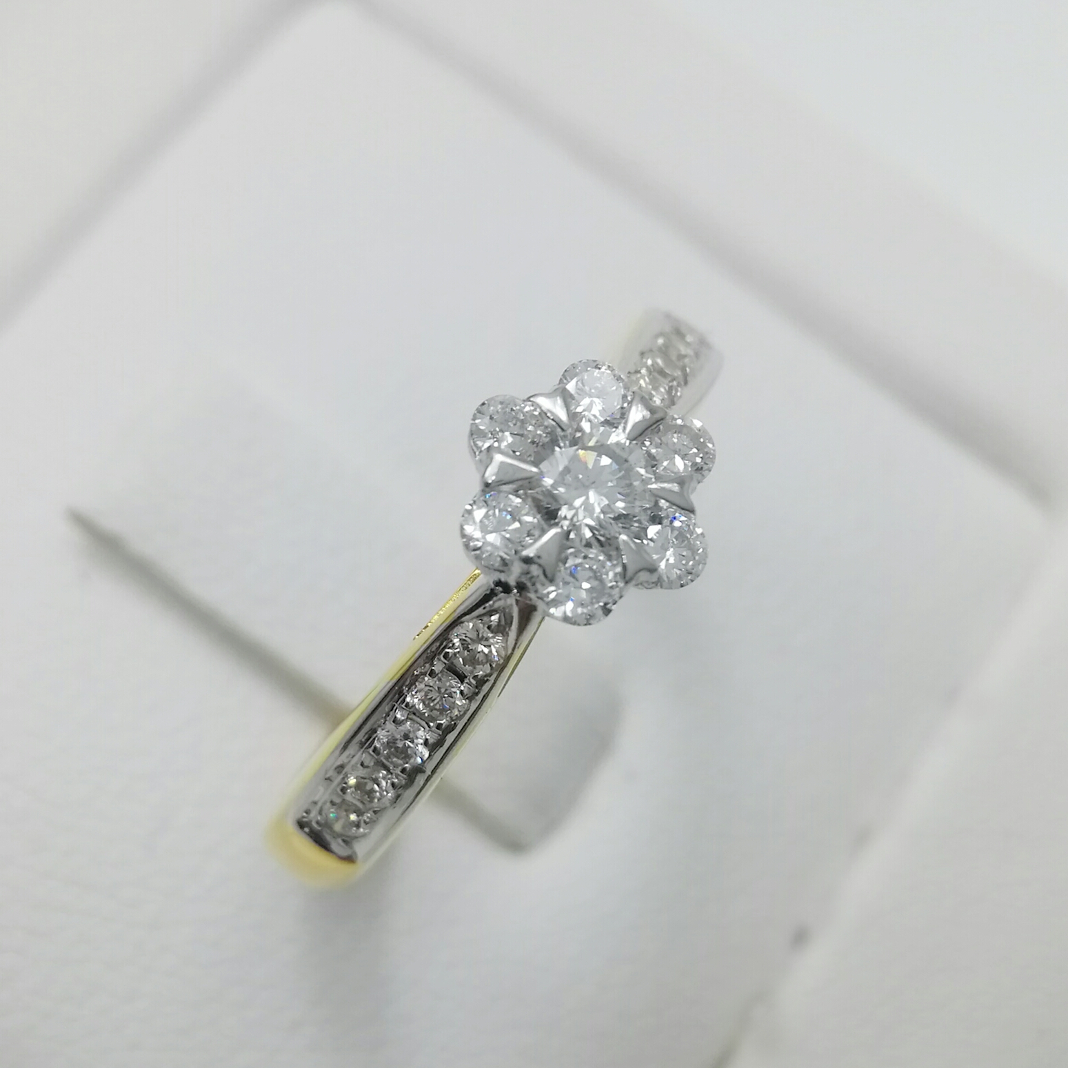 แหวนเพชรแท้รวม 0.29 cts