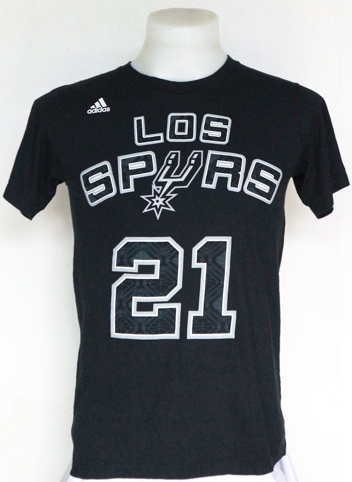 เสื้อยืด NBA San Antonio Spurs ของ Tim Duncan