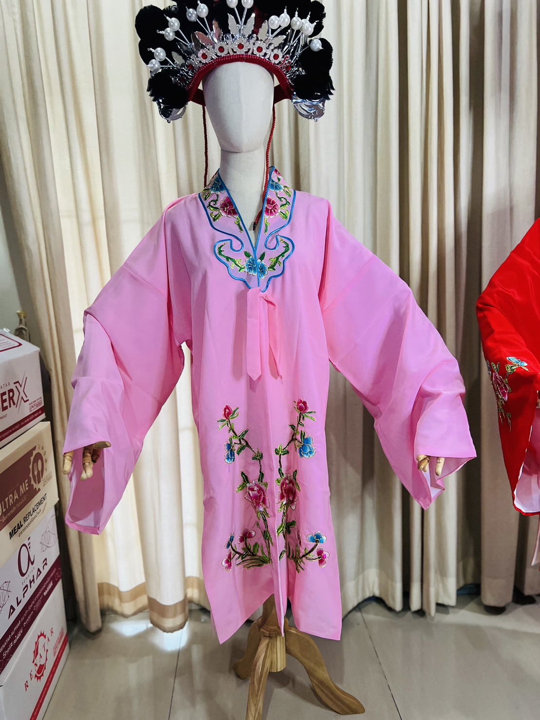 #ชุดฮั่นฝู สีชมพู