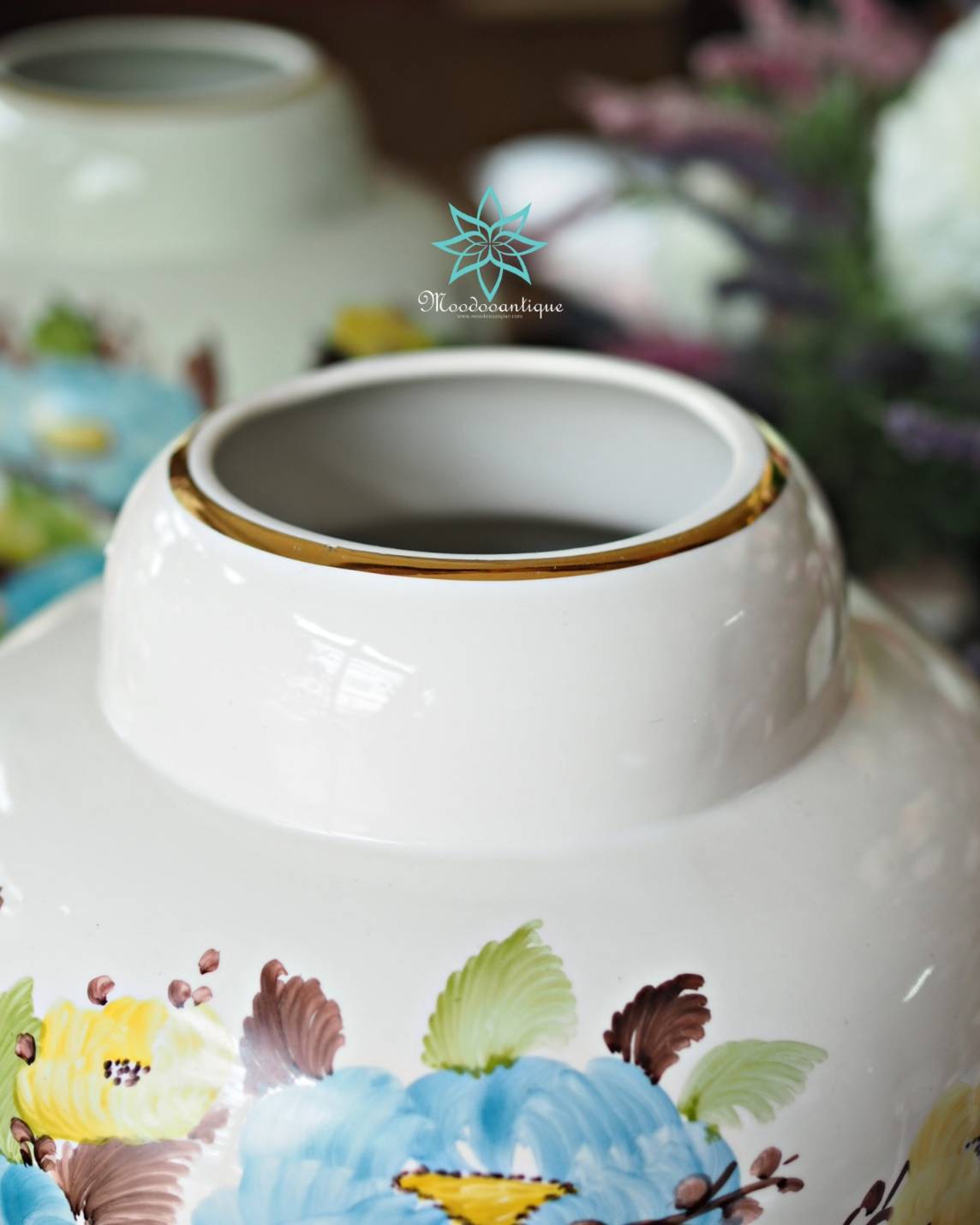 แจกันกระเบื้อง Sümerbank Made in Turkey Hand Decoration 2797