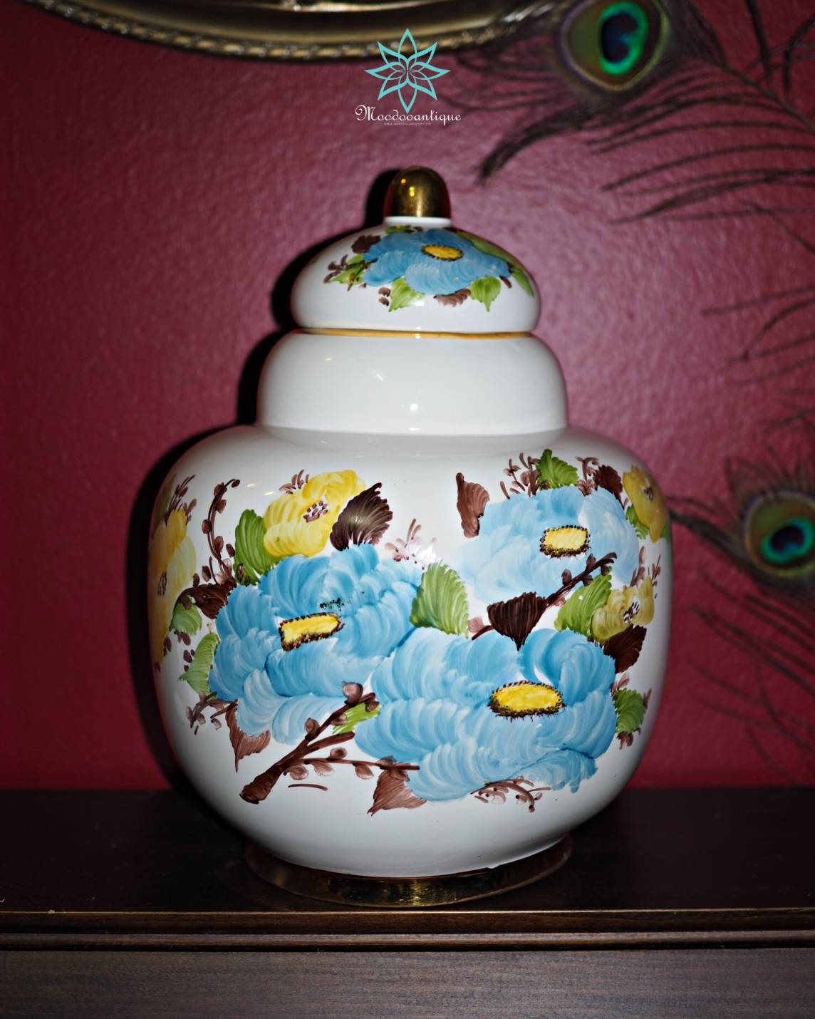 แจกันกระเบื้อง Sümerbank Made in Turkey Hand Decoration 2797