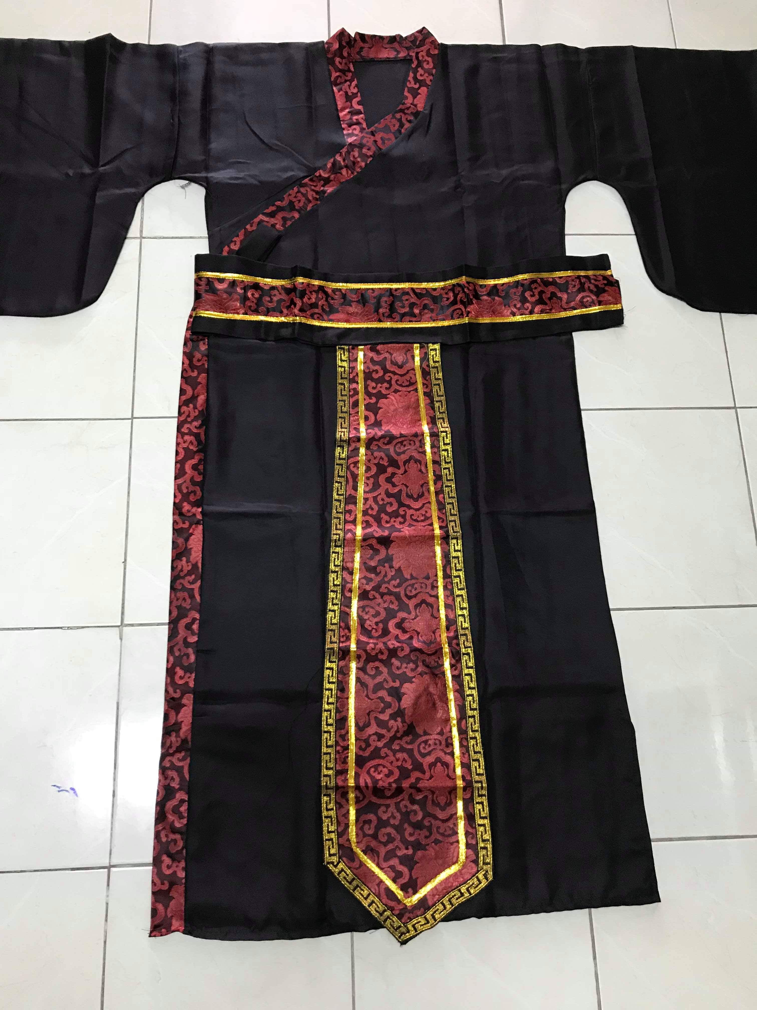 ชุดราชวงศ์ฉิน สีดำ รหัส UV 49 สินค้าพร้อมส่ง