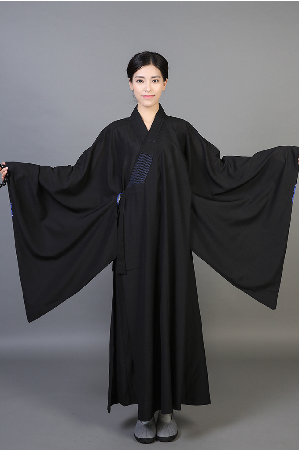 ชุดแม่ชี ผ้าลินิน รหัส S 55 สินค้าพร้อมส่ง