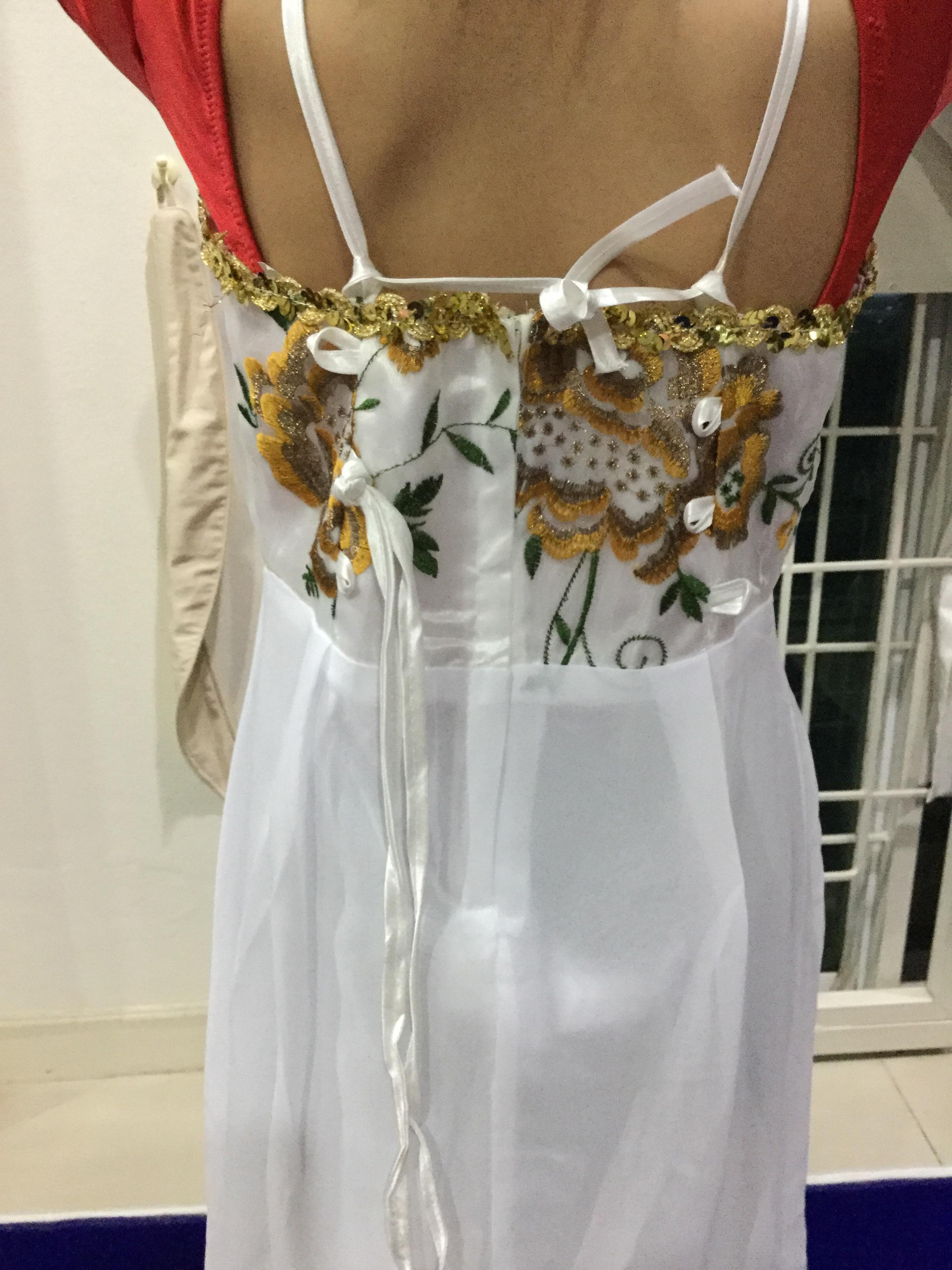 ชุดองค์หญิงราชวงศ์ถัง สีขาว. รหัสFIN 158 สินค้าพร้อมส่ง