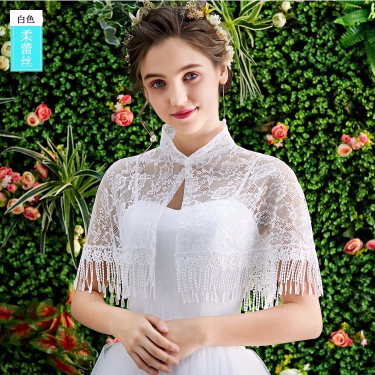 #ผ้าคลุมไหล่ลูกไม้