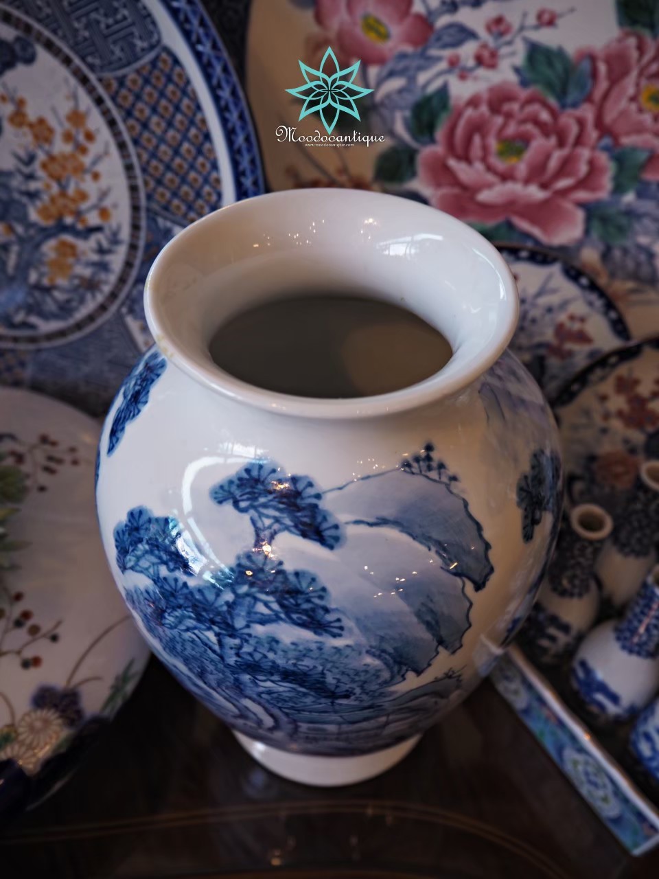 แจกันลวดลายแมนดาริน