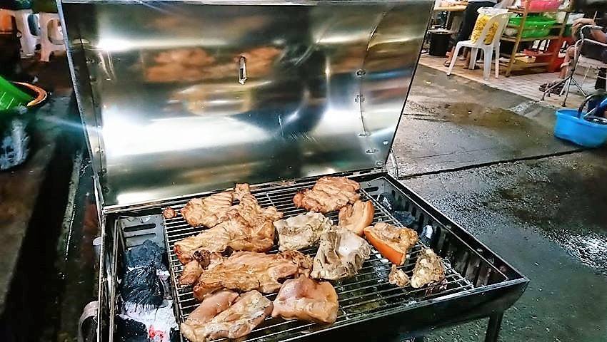 เตาอบสแตนเลสไร้ควัน ชายใหญ่ ขนาด 73 ซม.