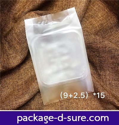 ถุงซีลกลางขยายข้าง กึ่งขุ่น ใหญ่พิเศษ 9x15+2.5 แพ็ค 100 ใบ
