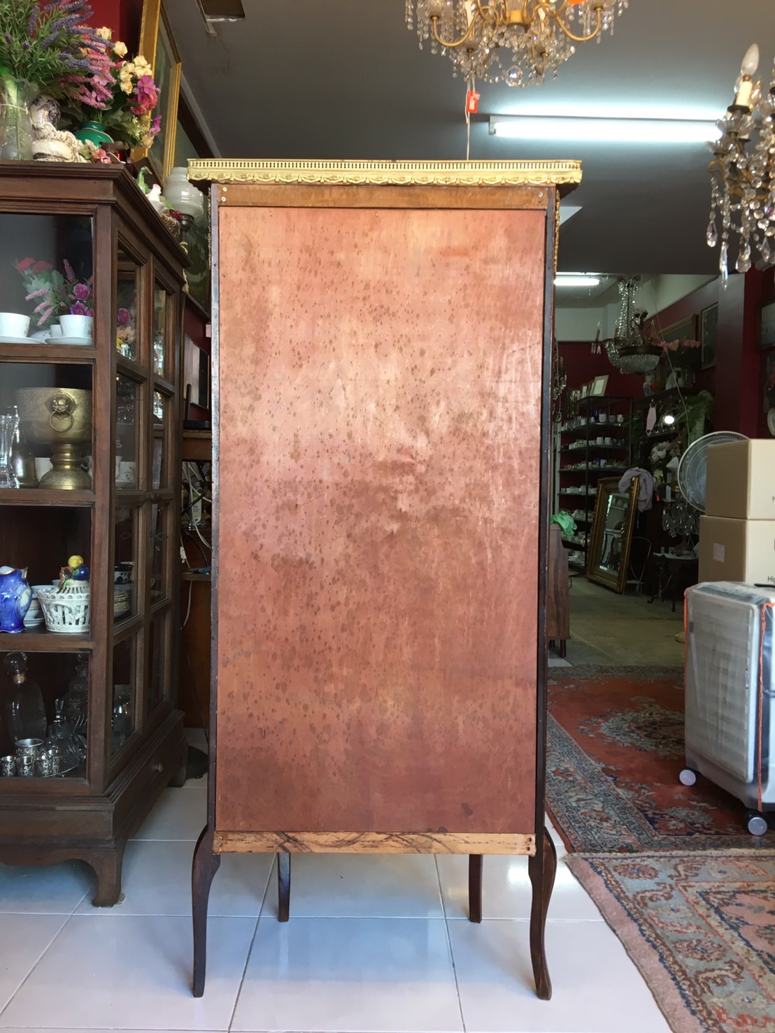 ตู้โชว์ Antique French Vernis Martin Cabinet ORIGINAL