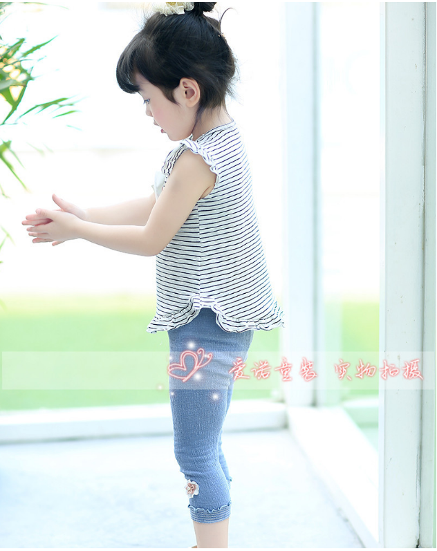 เลกกิ้งสามส่วนเด็ก Size 100,120