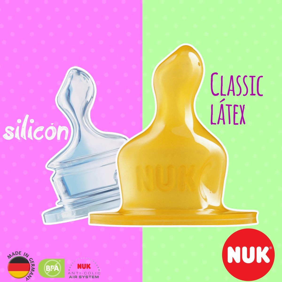 รีวิว จุกนม Nuk Classic (คอมาตรฐาน)