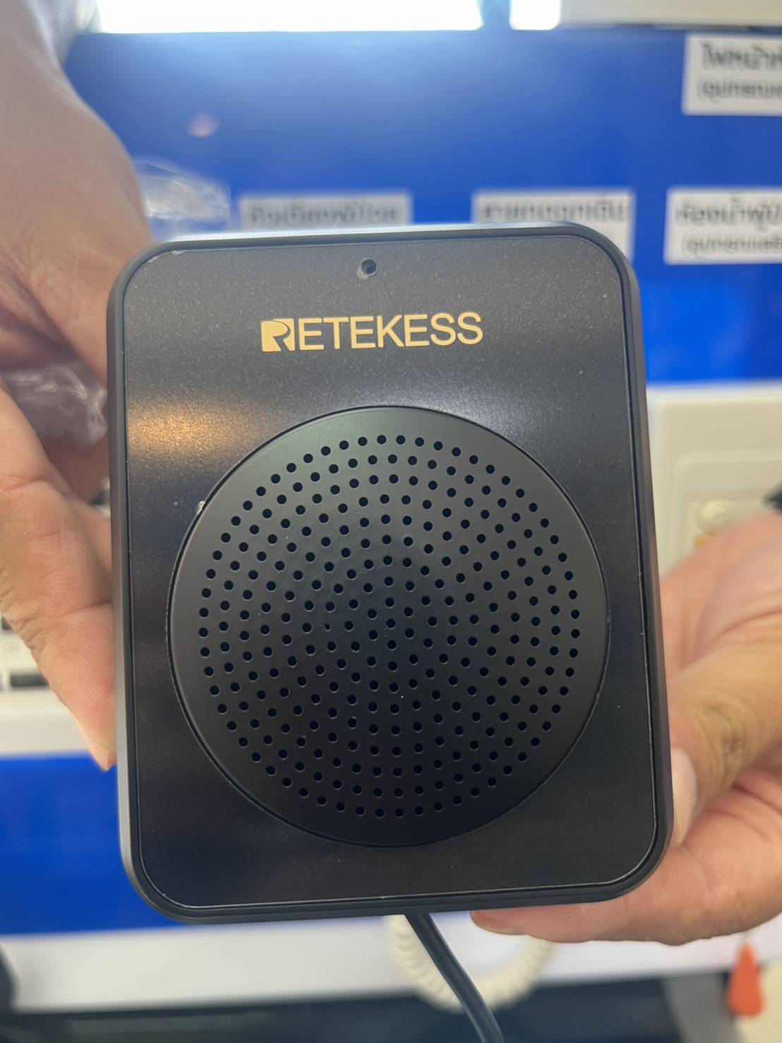 Window Intercom รุ่นไม่เดินสาย สำหรับเจ้าหน้าที่และ ผู้มาติดต่อ *** เสียบปลั๊กใช้งานได้เลย Kocom รุ่น TW106