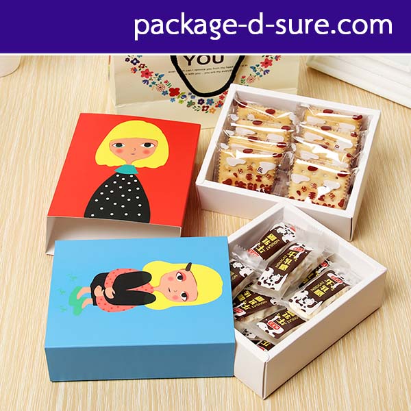 โปรโมชั่น//กล่องมาการอง 8-10 ชิ้น 12.5x15.5x5.2 สีเขียว ลายเด็กหญิงยืน