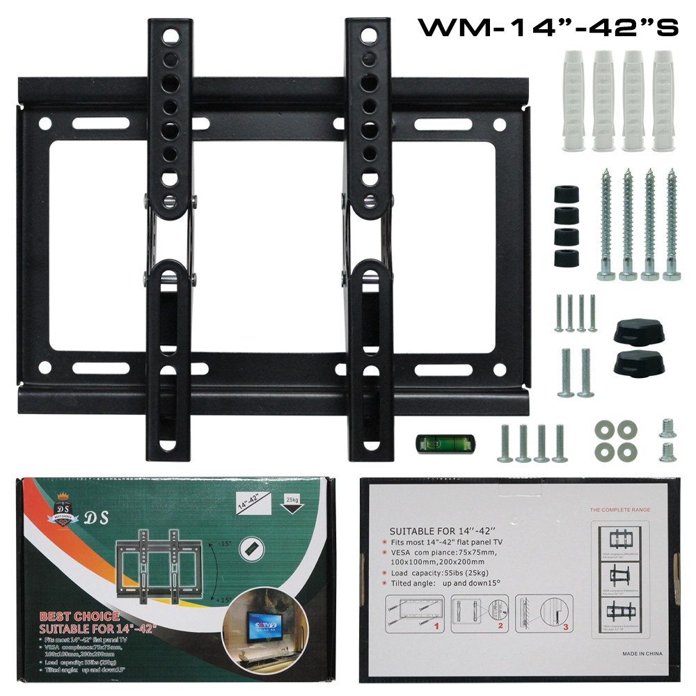 ขาแขวนทีวี ยี่ห้อ GLINK รุ่น WM-14"-42"S