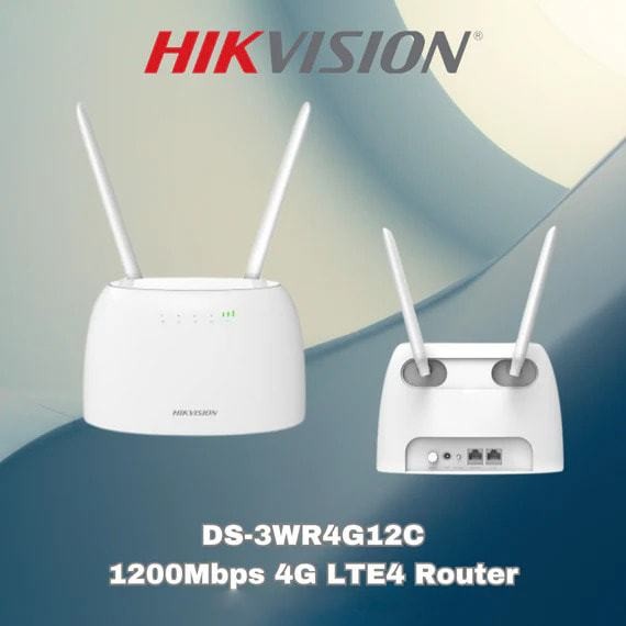 4G Router HIKVISION (DS-3WR4G12C) Wireless AC1200 รองรับทุกเครือข่ายในไทย