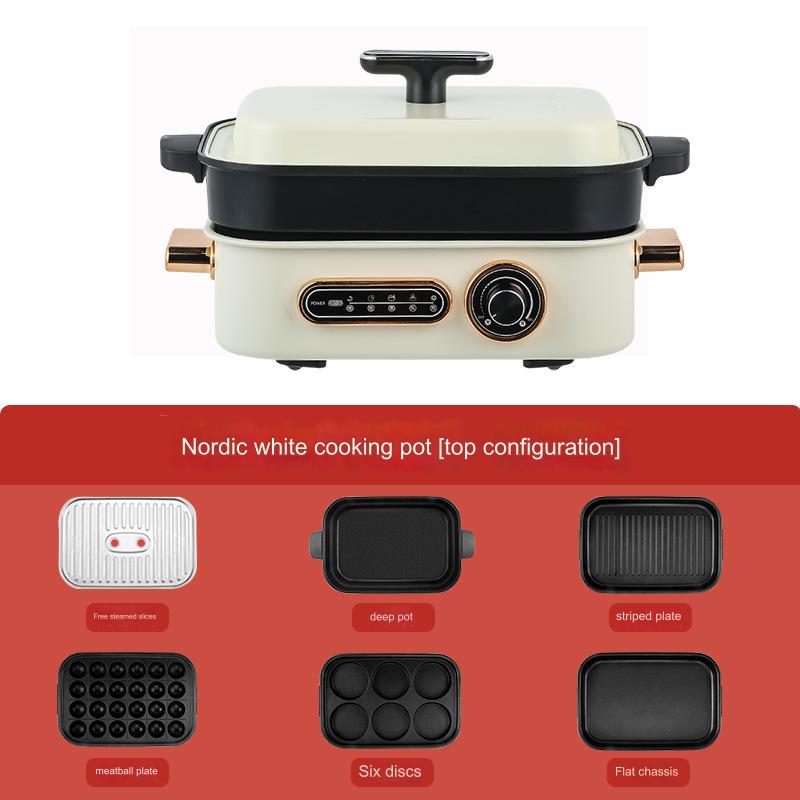 Compact Hot Plate เตาไฟฟ้า เตาปิ้งย่าง กระทะร้อนไฟฟ้า อเนกประสงค์ รุ่น GOE021