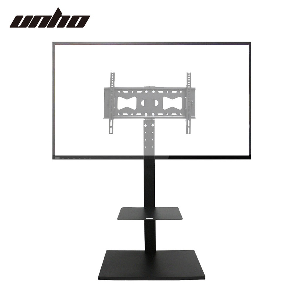 ขาแขวนทีวีตั้งพื้น รองรับ 32-65 ชั้นวางทีวีแบบหมุนได้พร้อมชั้นวางส่วนประกอบสื่อสำหรับ 37 43 47 50 55 60 65 นิ้ว ประกอบใช้งานได้เองง่ายๆ!!!
