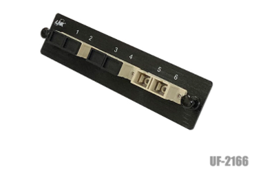 UF-2166/ INTERLINK/ FIBER OPTIC SNAP-IN ADAPTER PLATE