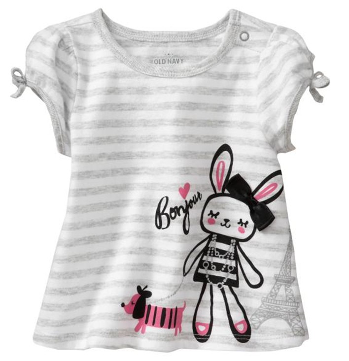 เสื้อยืดเด็กแขนสั้น Size 18-24m,4T