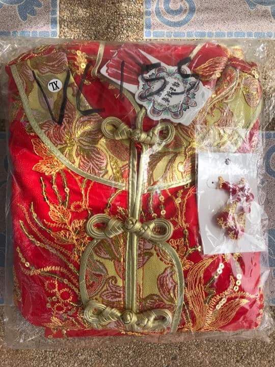 ชุดเจ้าสาวสีแดง รหัส VL 115สินค้าพร้อมส่ง