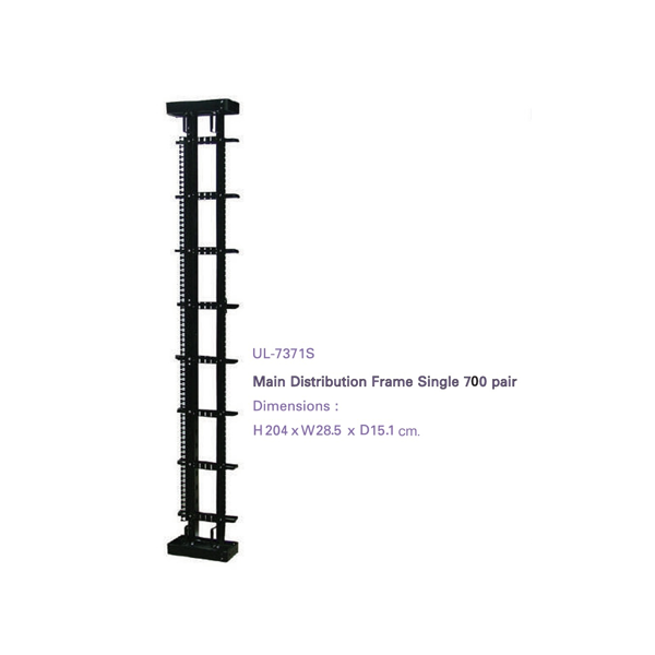 INTERLINK MAIN DISTRIBUTION OPEN FRAME โครงเหล็กติดตั้ง Telephone Module Model UL-7371S