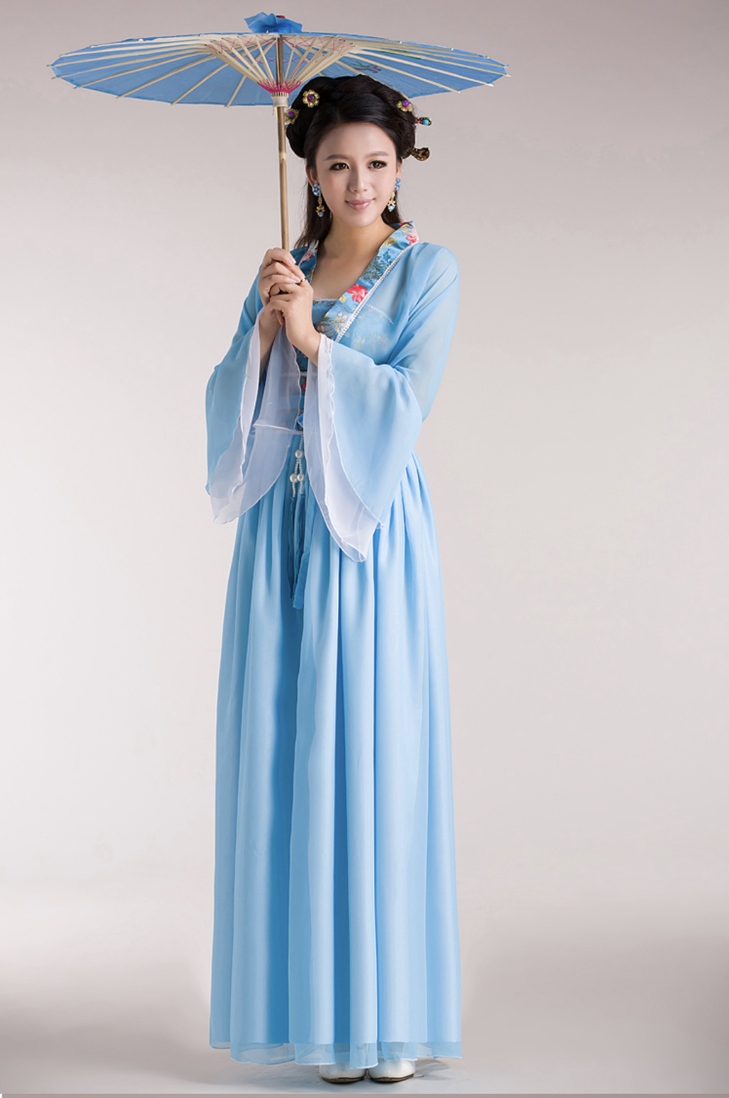 ชุดจีนสมัยราชวงค์ฮั่น รหัส CH 44 สินค้าพร้อมส่ง