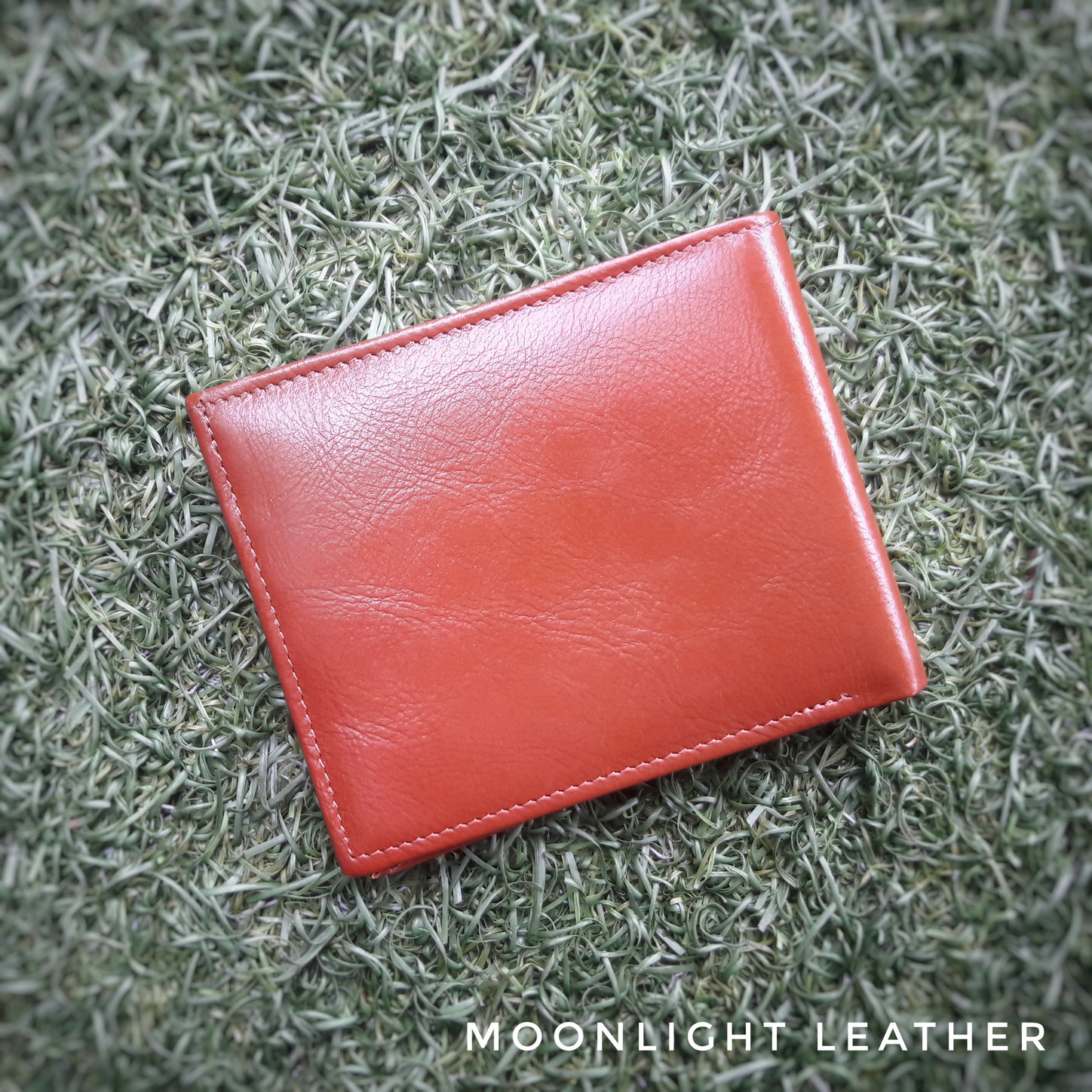 กระเป๋าสตางค์หนังวัวแท้ สำหรับผู้ชาย รุ่น Boss สีแทน ทนทาน เรียบเท่ ของแท้ มีกล่อง ถูกกว่าในช็อป