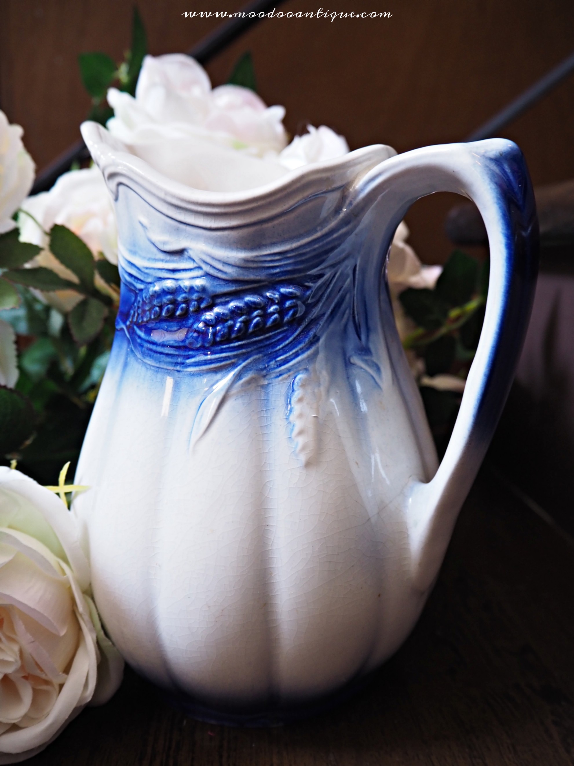 crownford china "Old floor blue" England