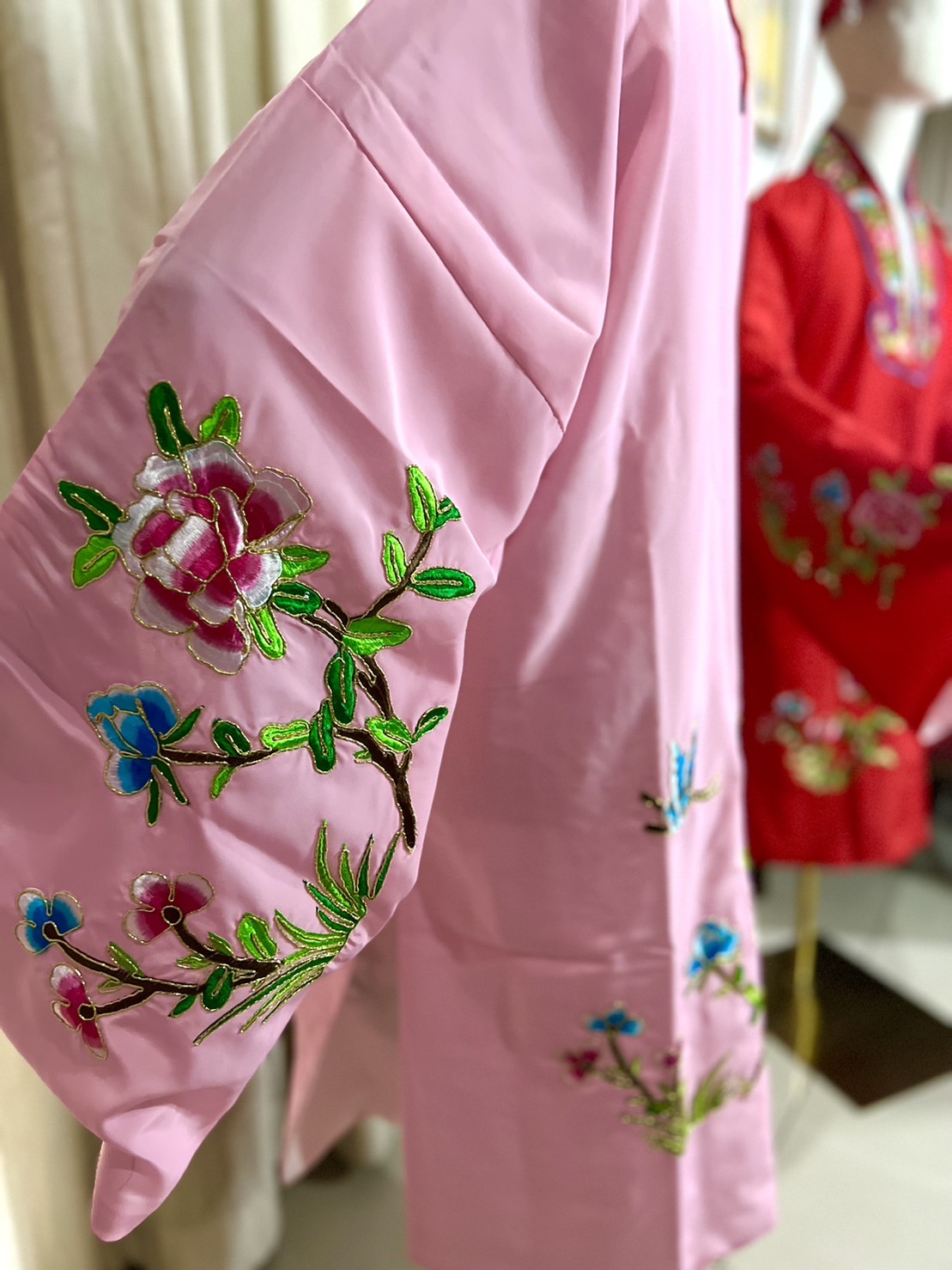 #ชุดฮั่นฝู สีชมพู