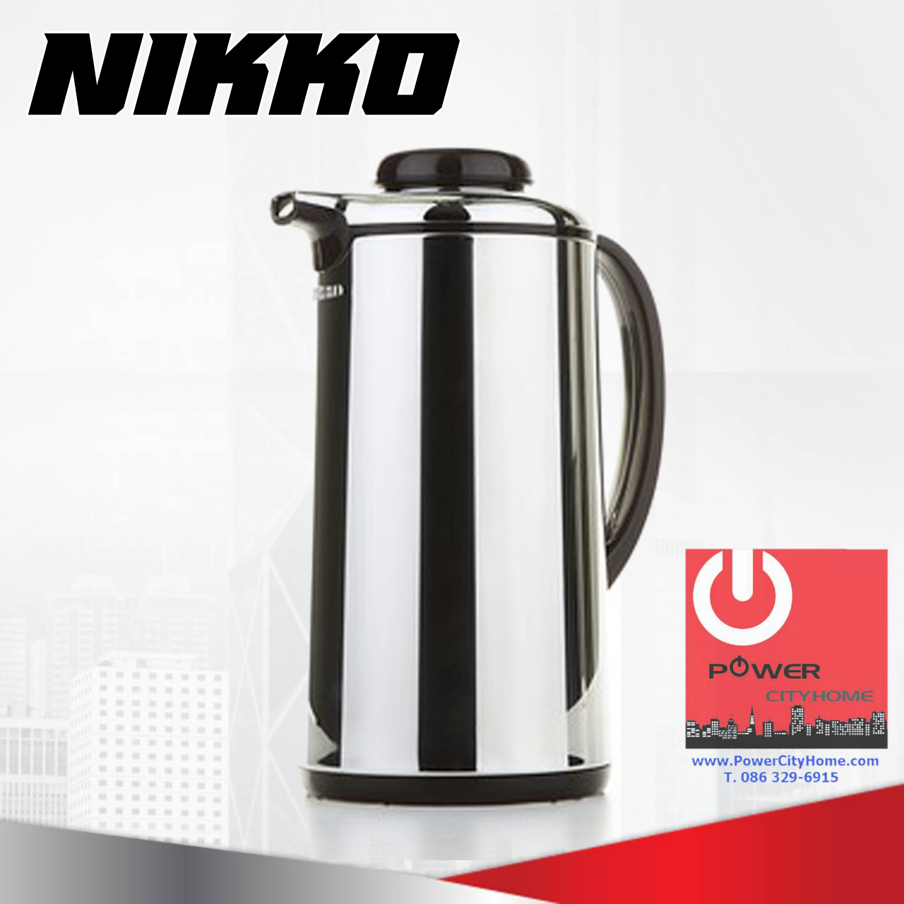 กระติกเก็บน้ำร้อน Nikko 1.0 ลิตร รุ่น AP-14