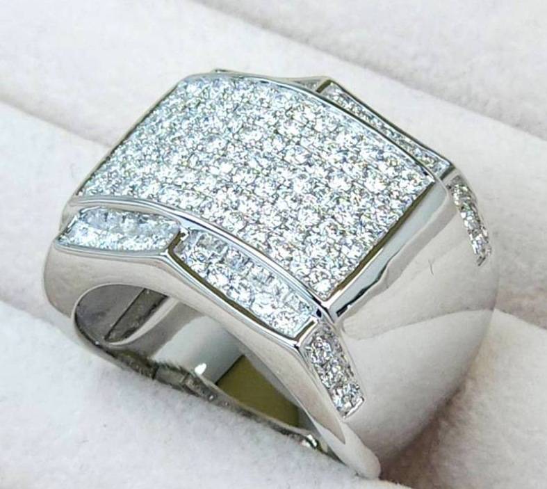 แหวนเพชรแท้ผู้ชาย 1.78 cts