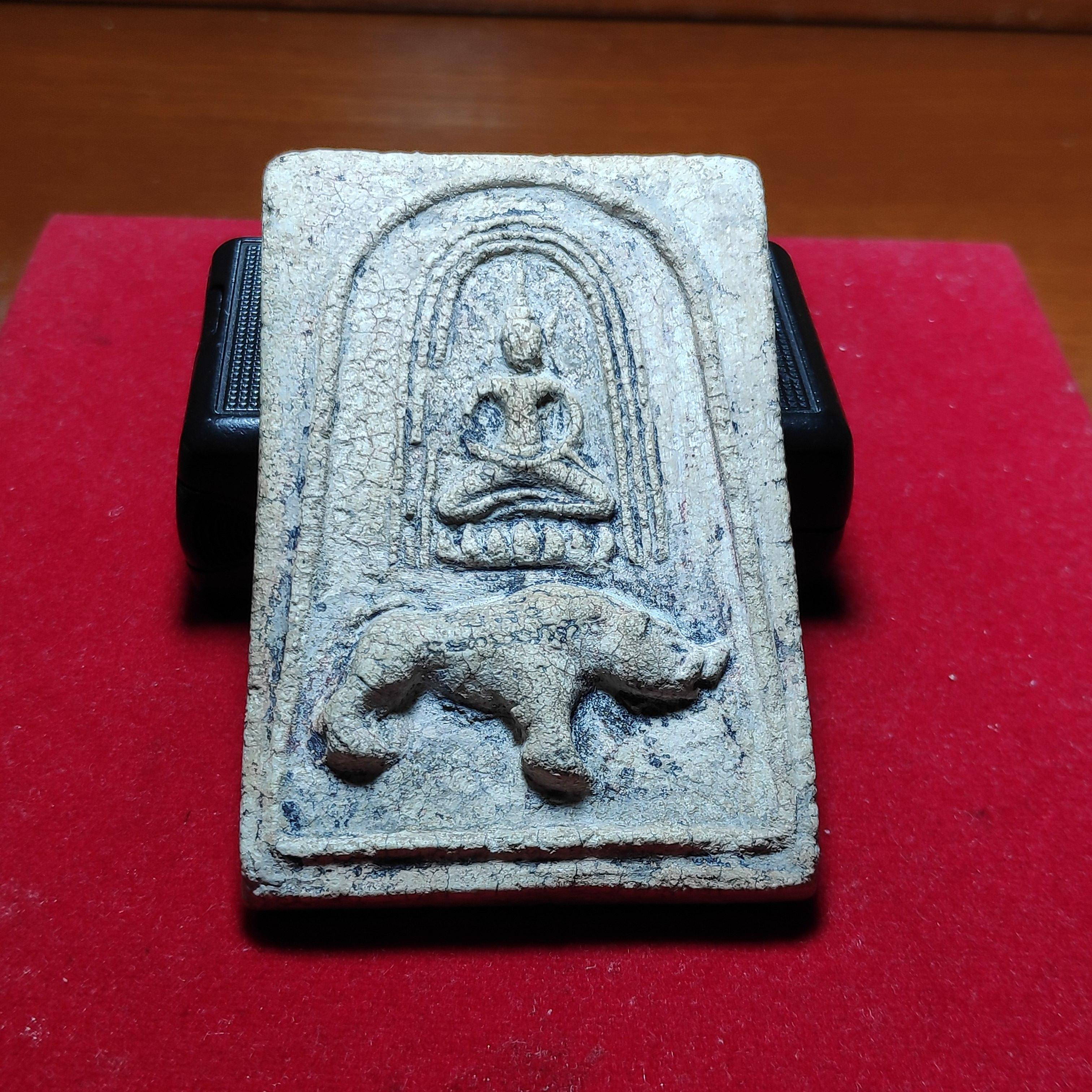 พระสมเด็จขี่หมูพิมพ์จัมโบ้หลวงพ่อเส็งวัดบางนา