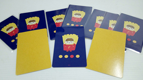 รับทำบัตร Sticky Card บัตรสติ๊กเกอร์ รันเลขได้ สีไม่ลอกไม่ซีด