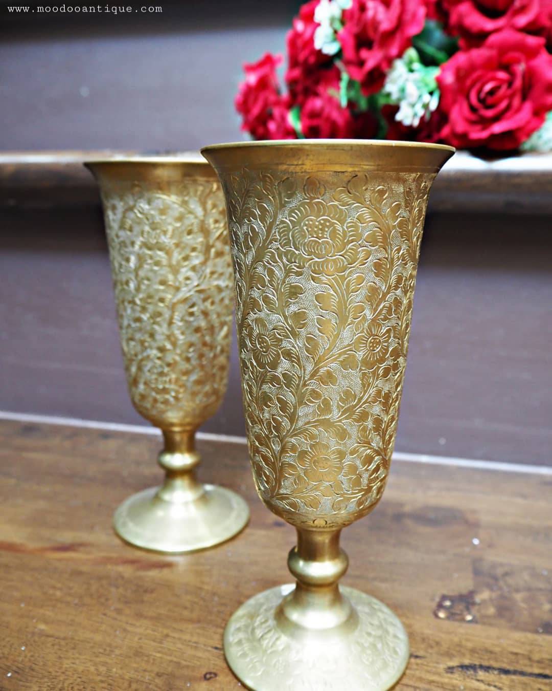 แก้วทองเหลืองทรงแชมเปญ